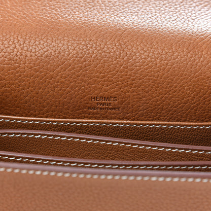 Hermes Barenia Faubourg Mini Sac Roulis Fauve 6 of 14