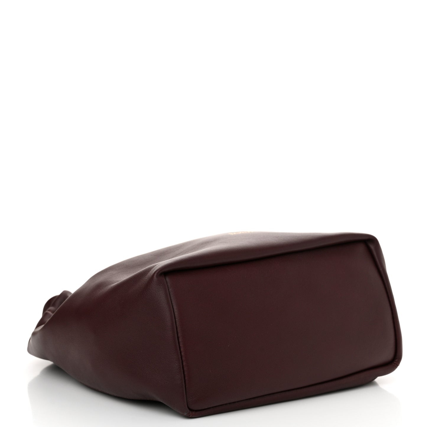 Buttery Nappa Lambskin Small Squeeze Bag Dark Burgundy