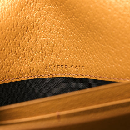 Gucci Raffia GG Monogram Matelasse GG Marmont Chain Wallet Natural Beige Off White Sun Oil 7 of 11