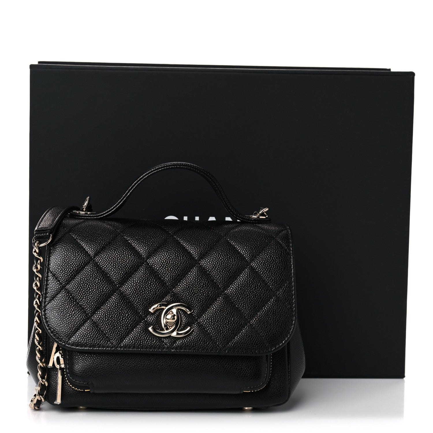 Chanel Caviar Quilted Small Business Affinity Flap Black 15 of 15