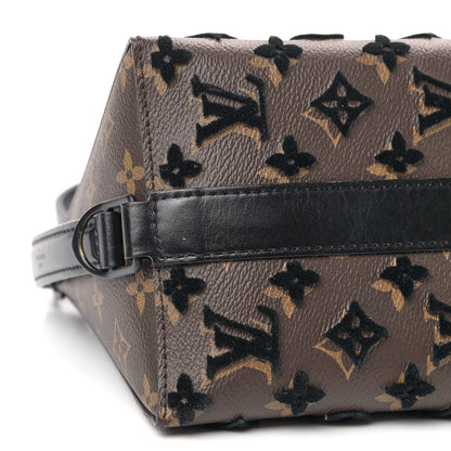 Louis Vuitton Monogram Tuffetage Triangle Messenger Black 5 of 8