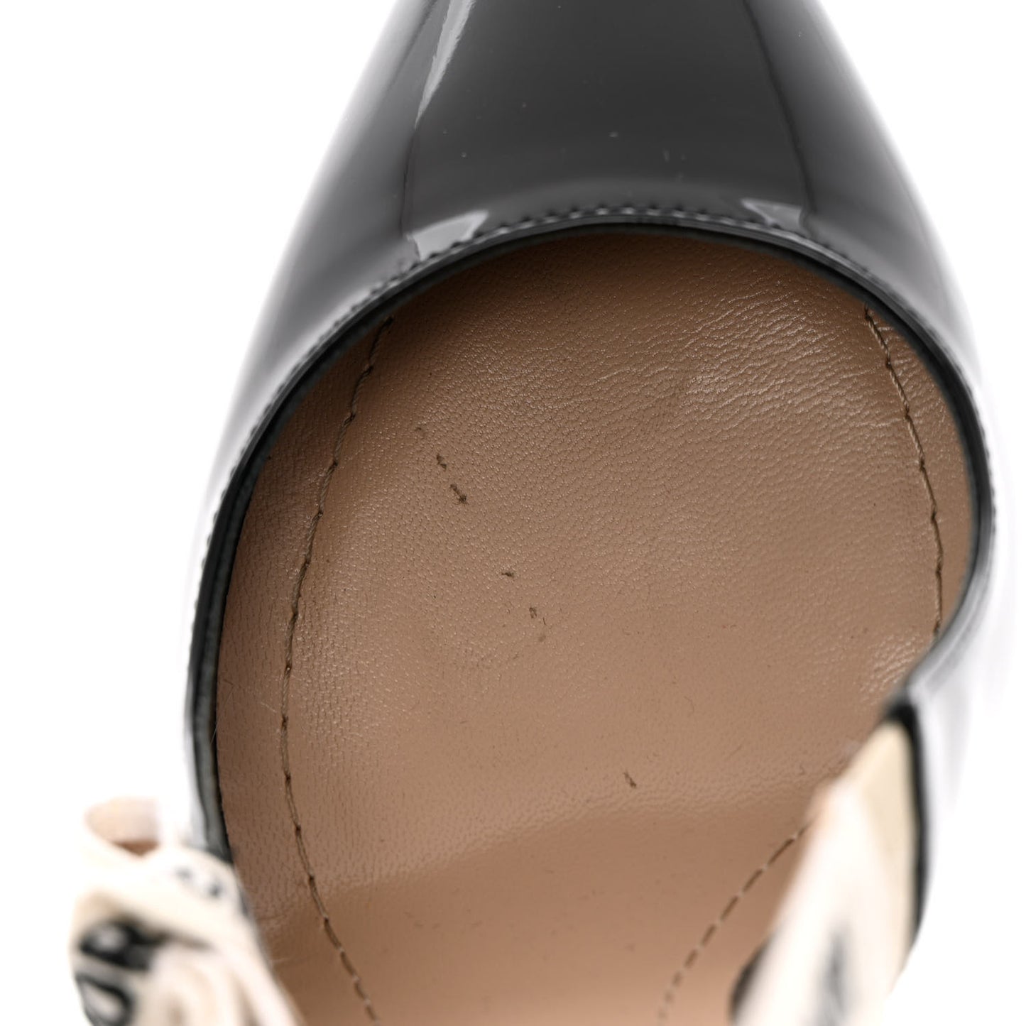 Patent Ribbon J'Adior Slingback 100mm Pumps 35 Black