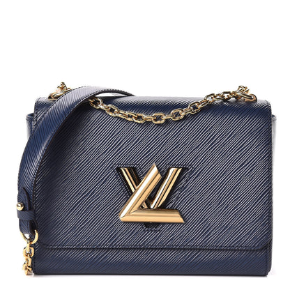 Louis Vuitton Epi Twist Shoulder Bag MM Indigo 1 of 10