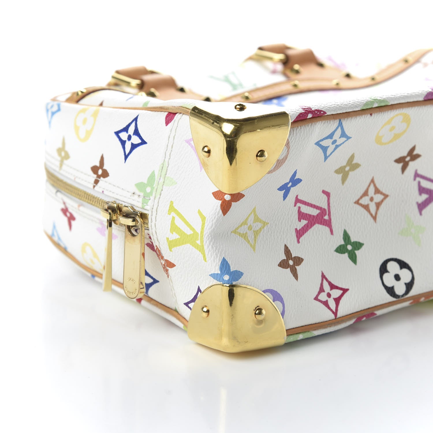 Louis Vuitton Monogram Multicolor Trouville White 6 of 9