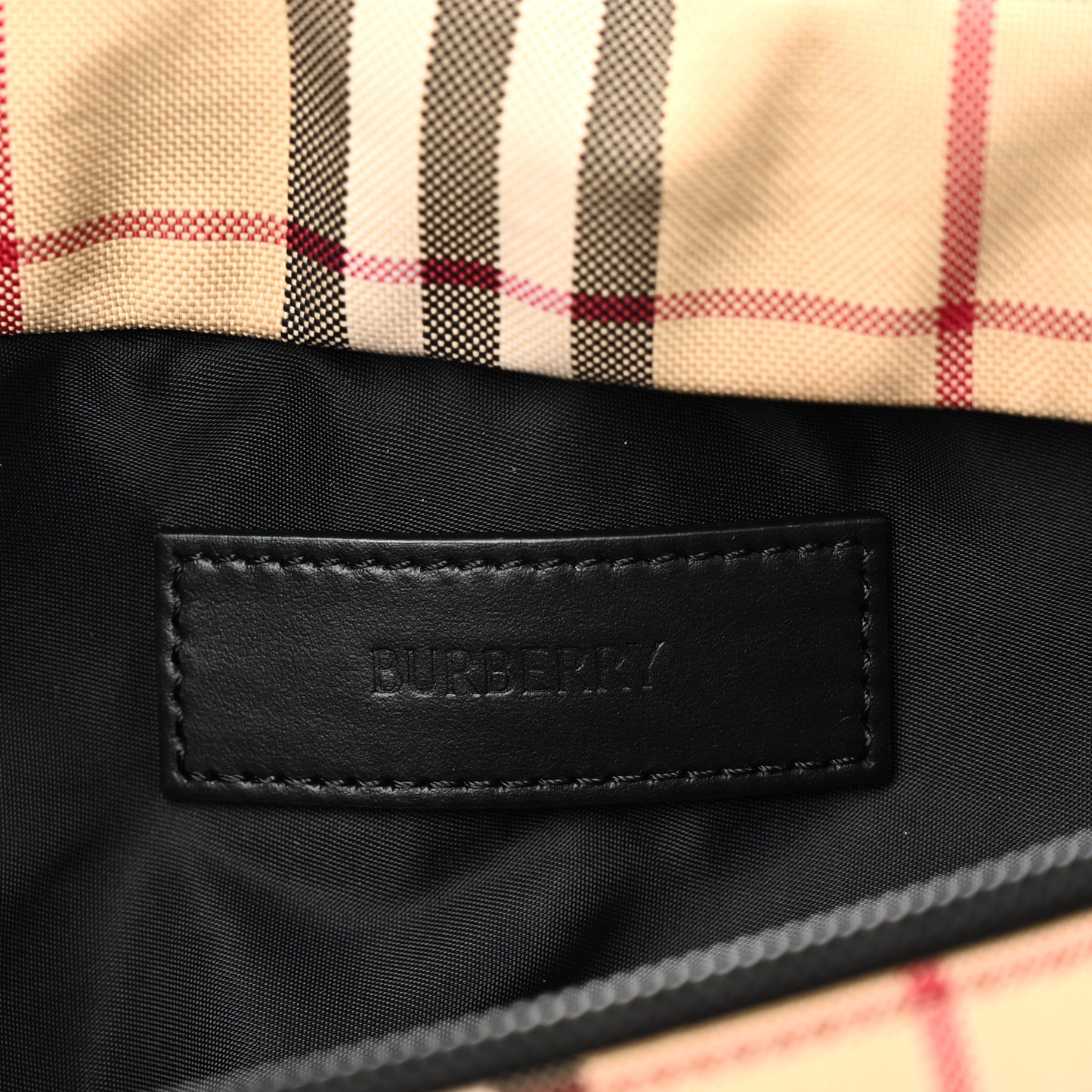 Nylon Vintage Check Medium Sonny Bum Bag Archive Beige Black