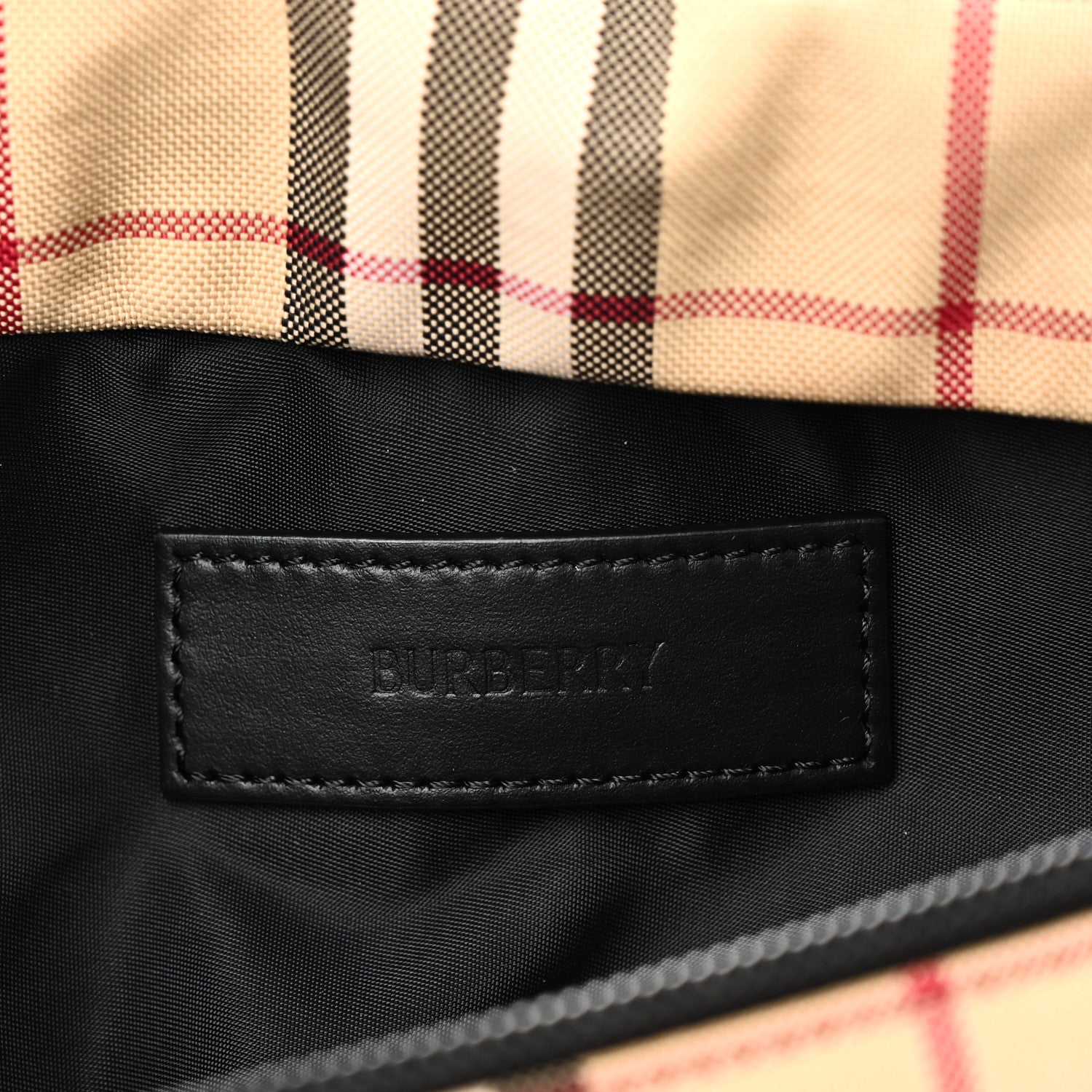 Burberry Nylon Vintage Check Medium Sonny Bum Bag Archive Beige Black 6 of 9