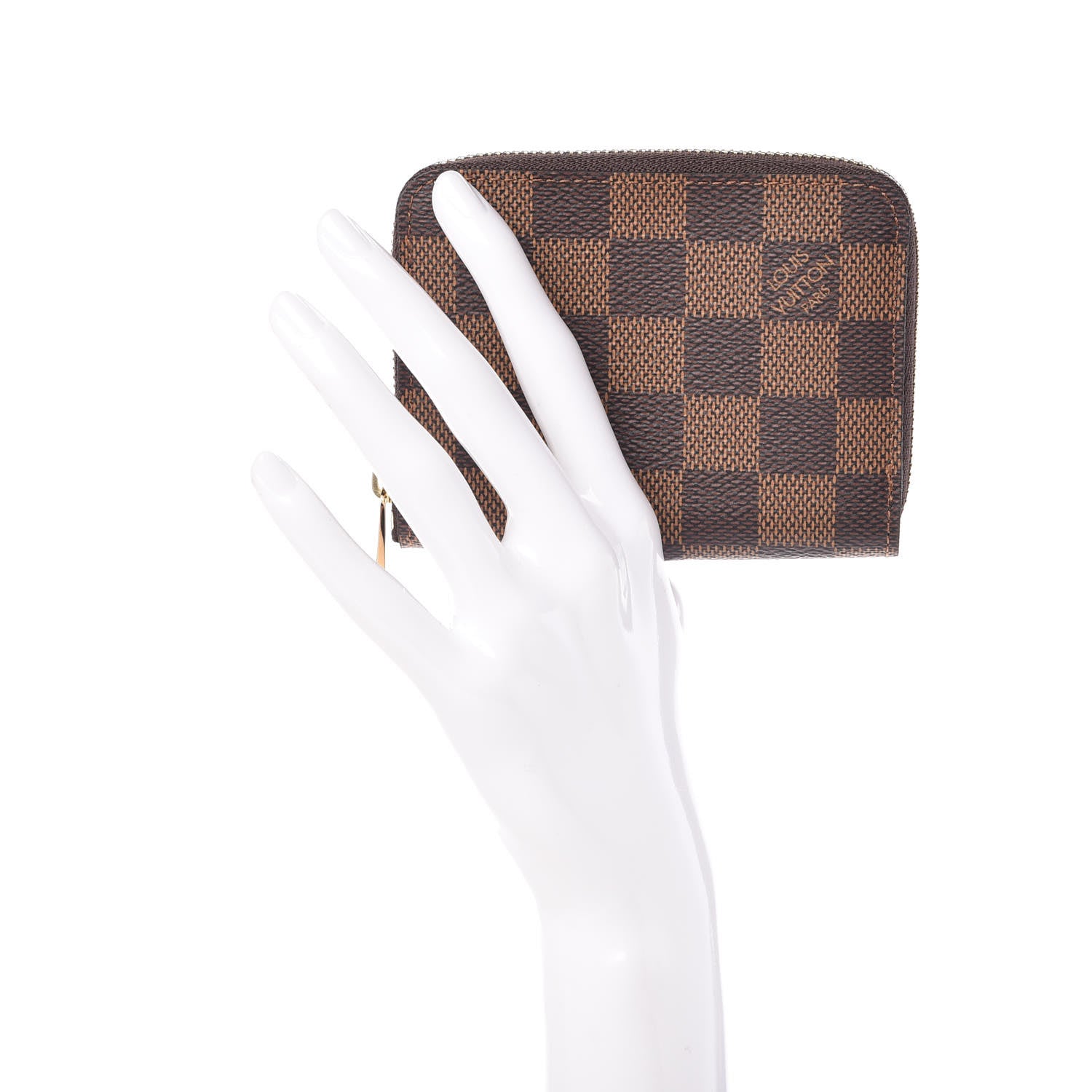Louis Vuitton Damier Ebene Zippy Coin Purse 2 of 7