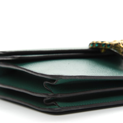 Gucci Pebbled Calfskin Small Dionysus Shoulder Bag Emerald 8 of 12