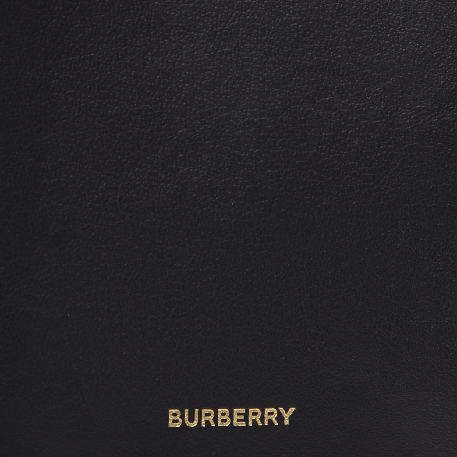 Burberry Calfskin Embossed Monogram Tri-Fold Compact Wallet Black 10 of 11