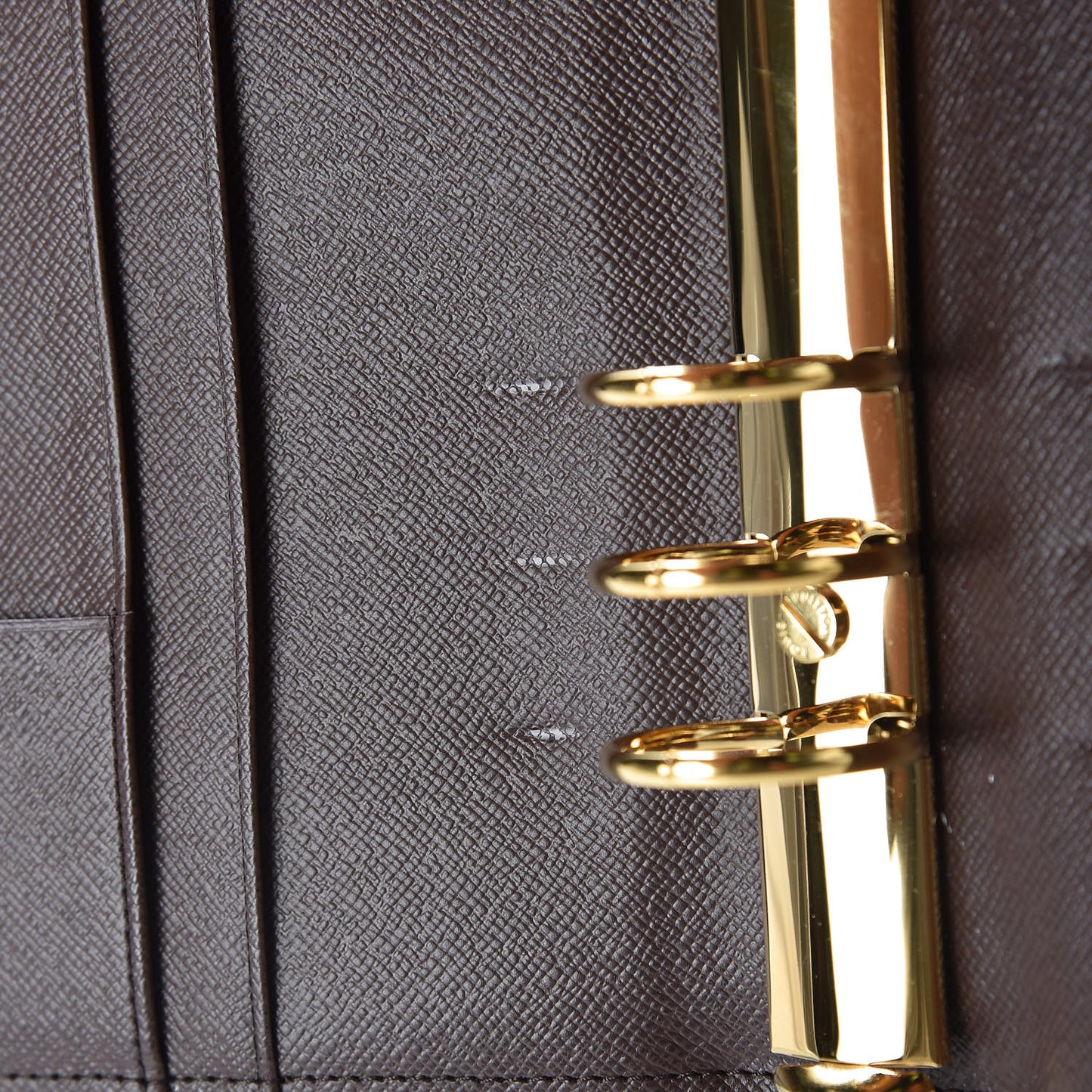 Damier Ebene Large Ring Agenda Cover