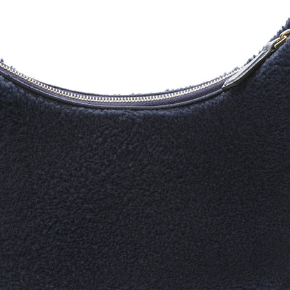 Fendi Sheep Fur Vitello Grace Small Fendigraphy Hobo Midnight 8 of 11