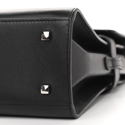 Delvaux Calfskin MM Tempete Satchel Black 18 of 25