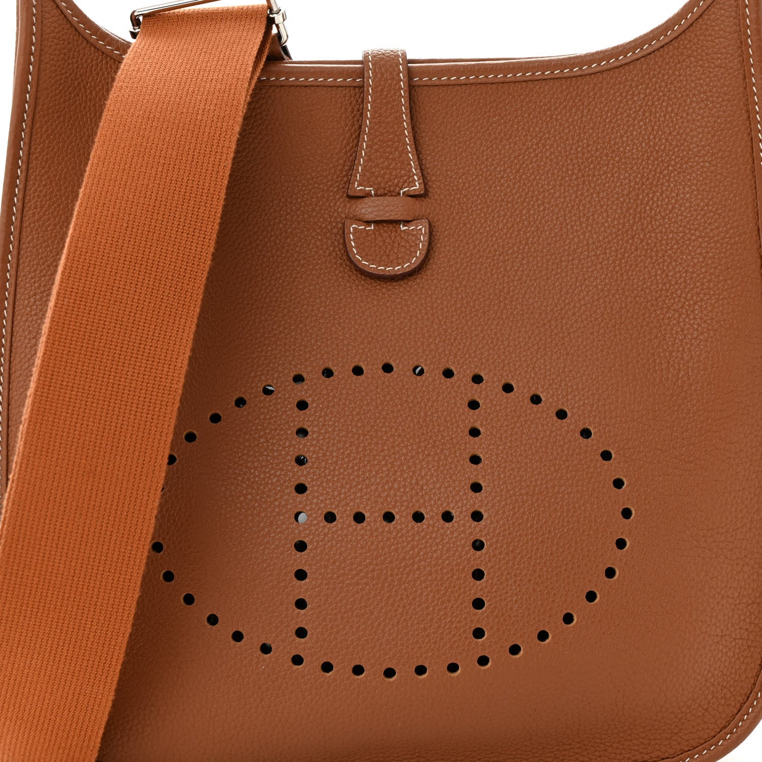 Hermes Taurillon Clemence Evelyne III PM Gold 8 of 11