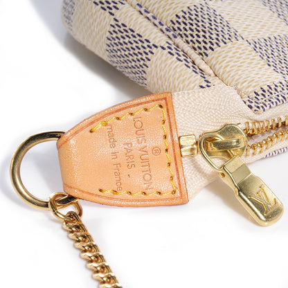 Louis Vuitton Damier Azur Mini Pochette Accessories 5 of 7