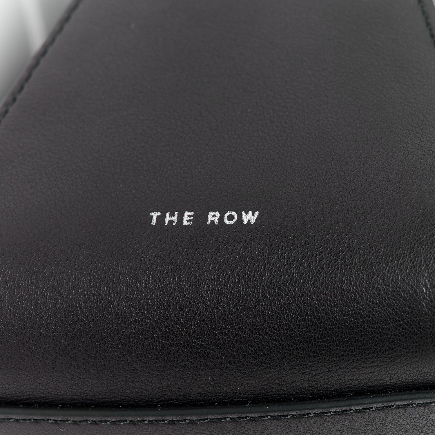 The Row Polished Saddle Calfskin E/W Top Handle Bag Black 7 of 10