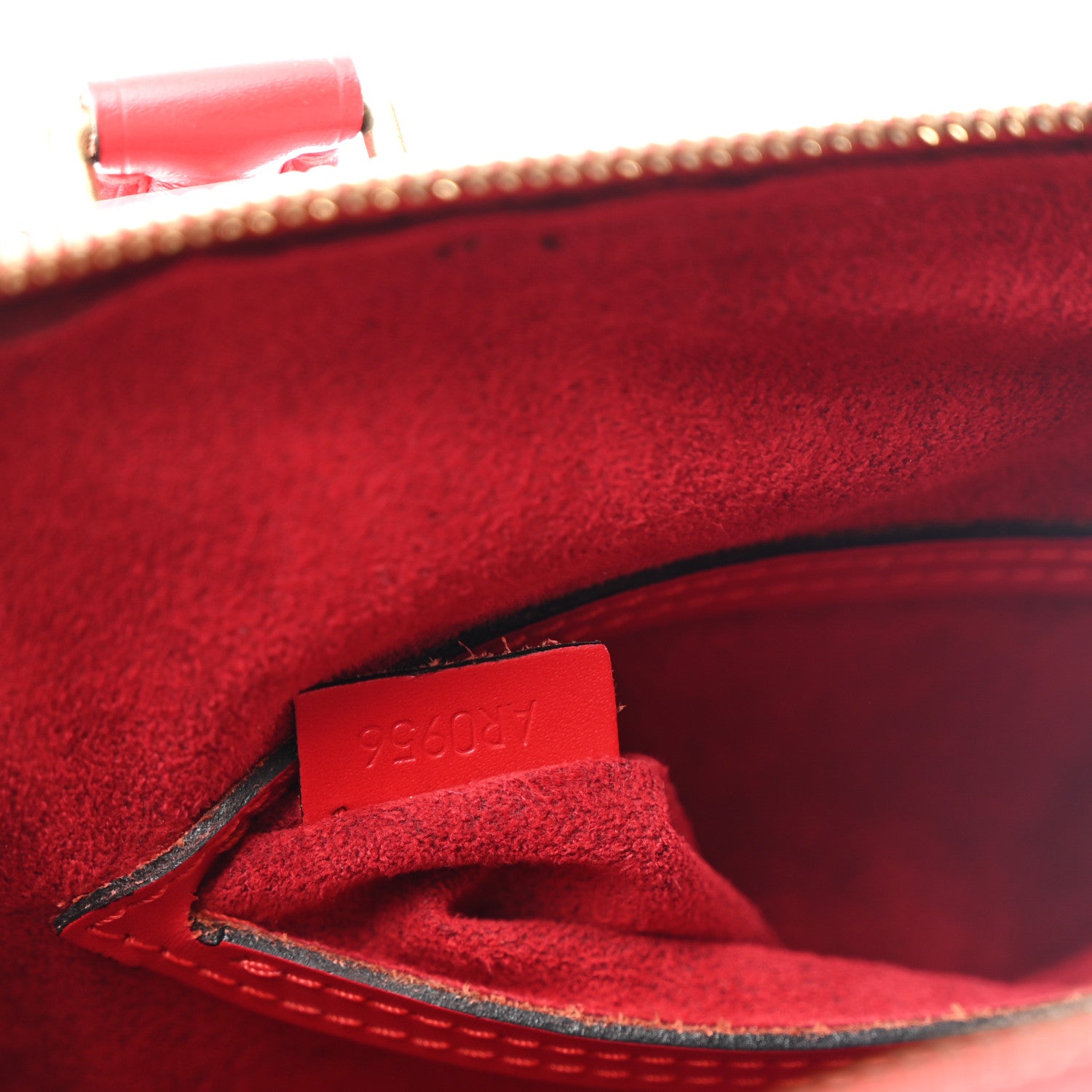 Louis Vuitton Epi Alma PM Castillan Red 7 of 11