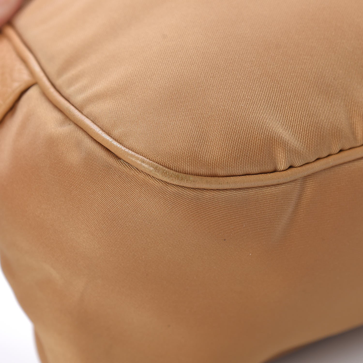 Prada Nylon Vitello Daino Pochette Sabbia 12 of 17