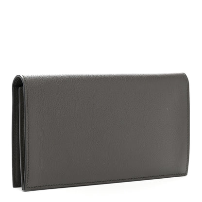 Hermes Evercolor Citizen Twill Long Wallet Vert De Gris 3 of 6