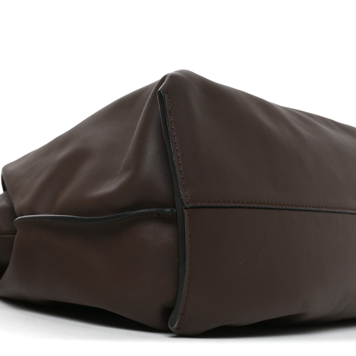 Loewe Calfskin Large Flamenco Knot Bag Chocolate 8 of 9