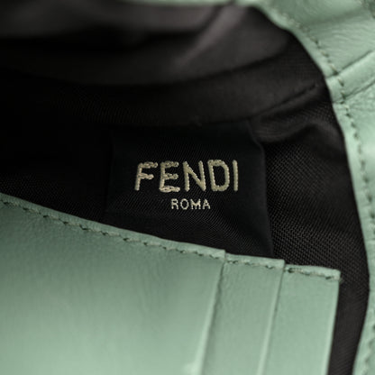 Fendi Nappa FF 1974 Embossed Mini Baguette Menta 7 of 16