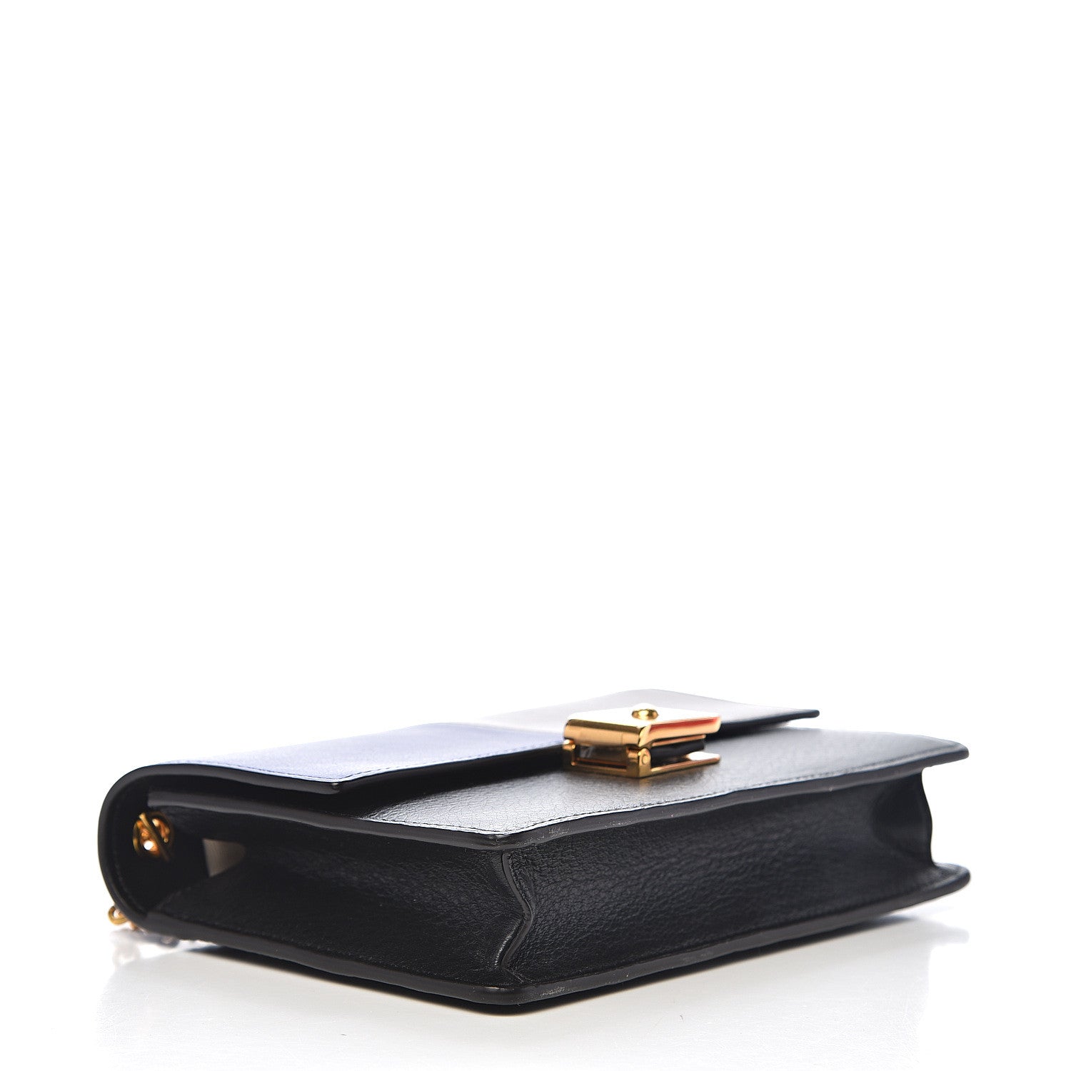 Mulberry Smooth Calfskin Cheyne Clutch Indigo Clay Black 3 of 12
