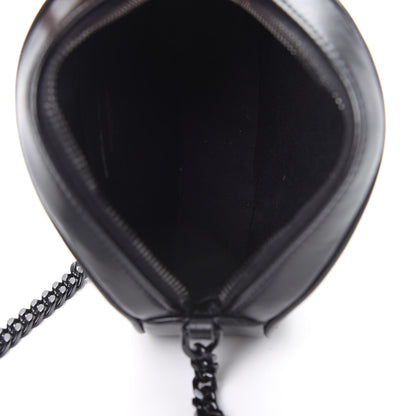 Saint Laurent Calfskin Matelasse Chevron Round Vinyle Camera Bag Black 5 of 10