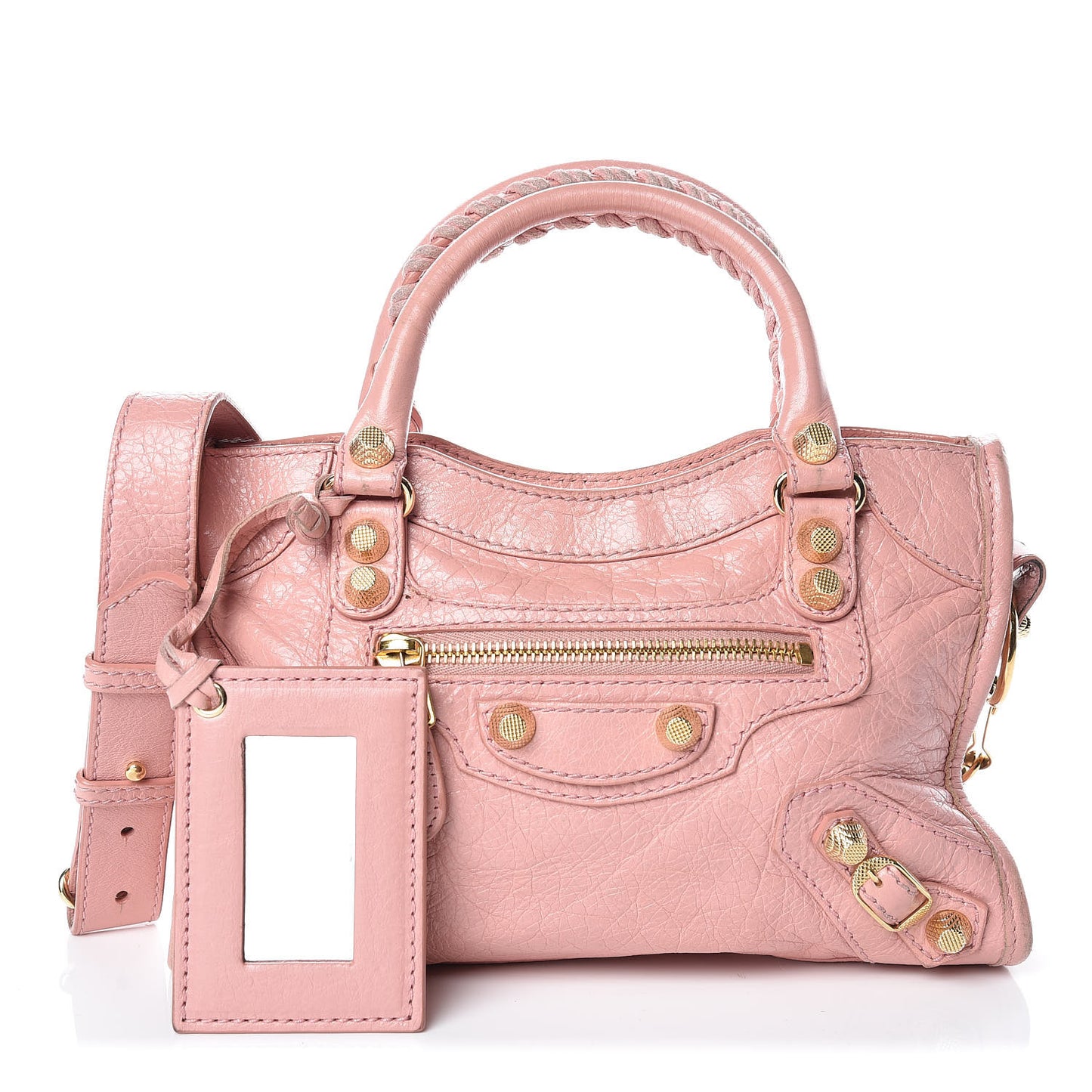 Agneau Giant 12 Gold Hardware Mini City Rose Peche