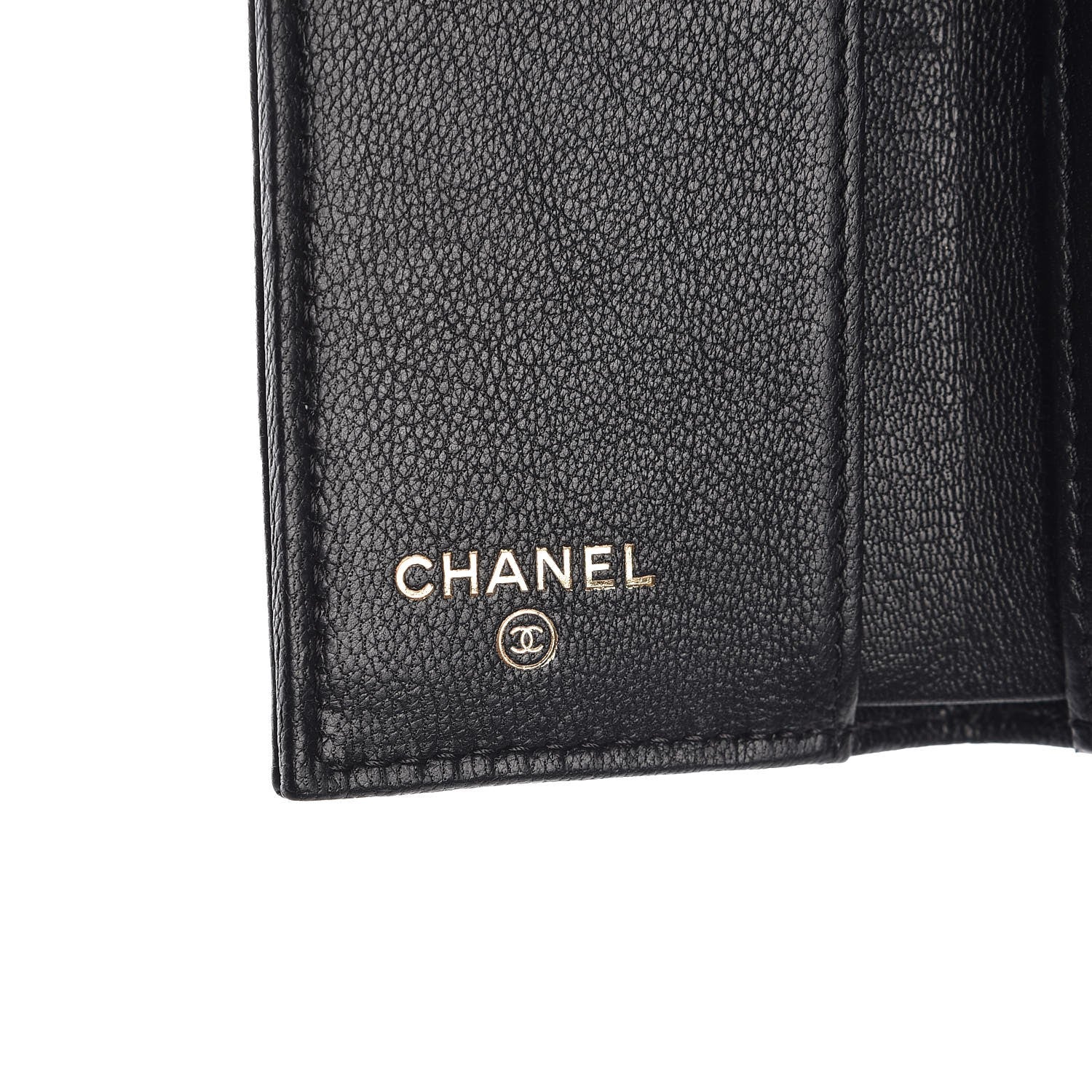 Chanel Goatskin CC Flap Wallet Black 6 of 9