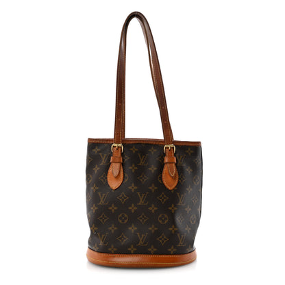 Louis Vuitton Monogram Petit Bucket 23 1 of 14