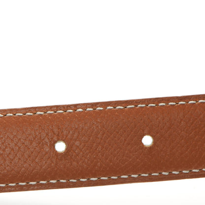 Hermes Box Togo Constance 24mm H Belt 65 Noir Gold 6 of 8