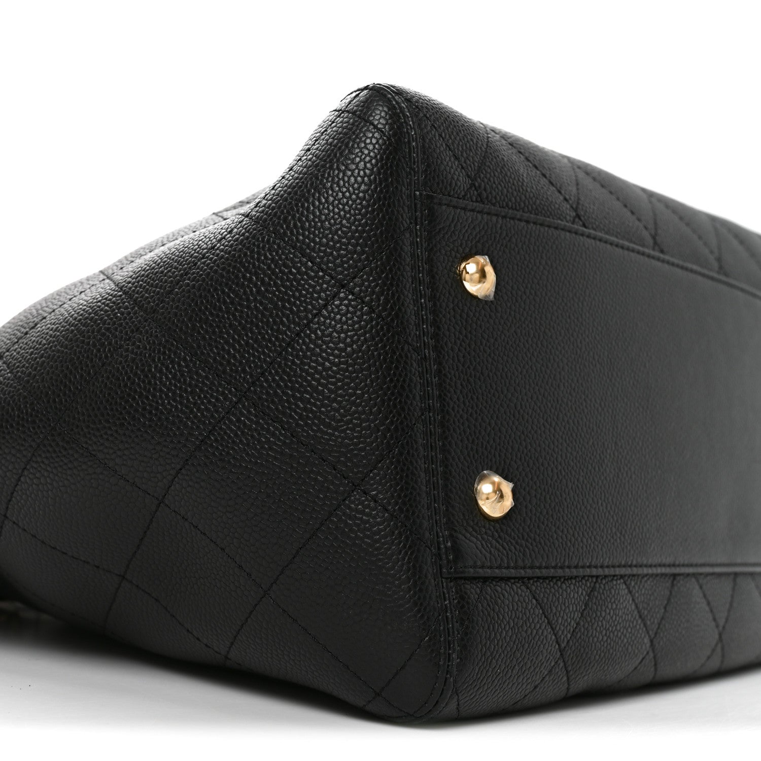 Chanel Caviar Quilted Shopping Tote Black 9 of 10