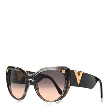 Louis Vuitton Acetate My Fair Lady Sunglasses Z1254W Black 1 of 9
