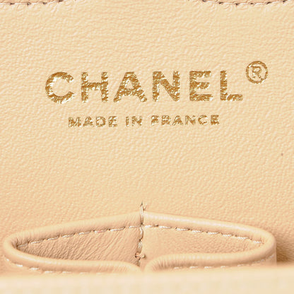 Chanel Caviar Quilted Jumbo Double Flap Beige Clair 6 of 10