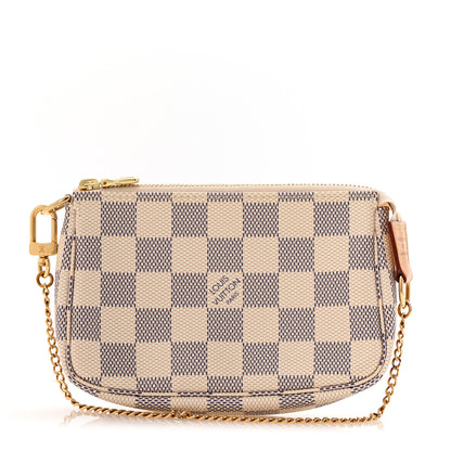 Louis Vuitton Damier Azur Mini Pochette Accessories 1 of 8