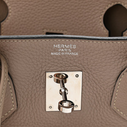 Hermes Taurillon Clemence Birkin 35 Gris Tourterelle 5 of 9