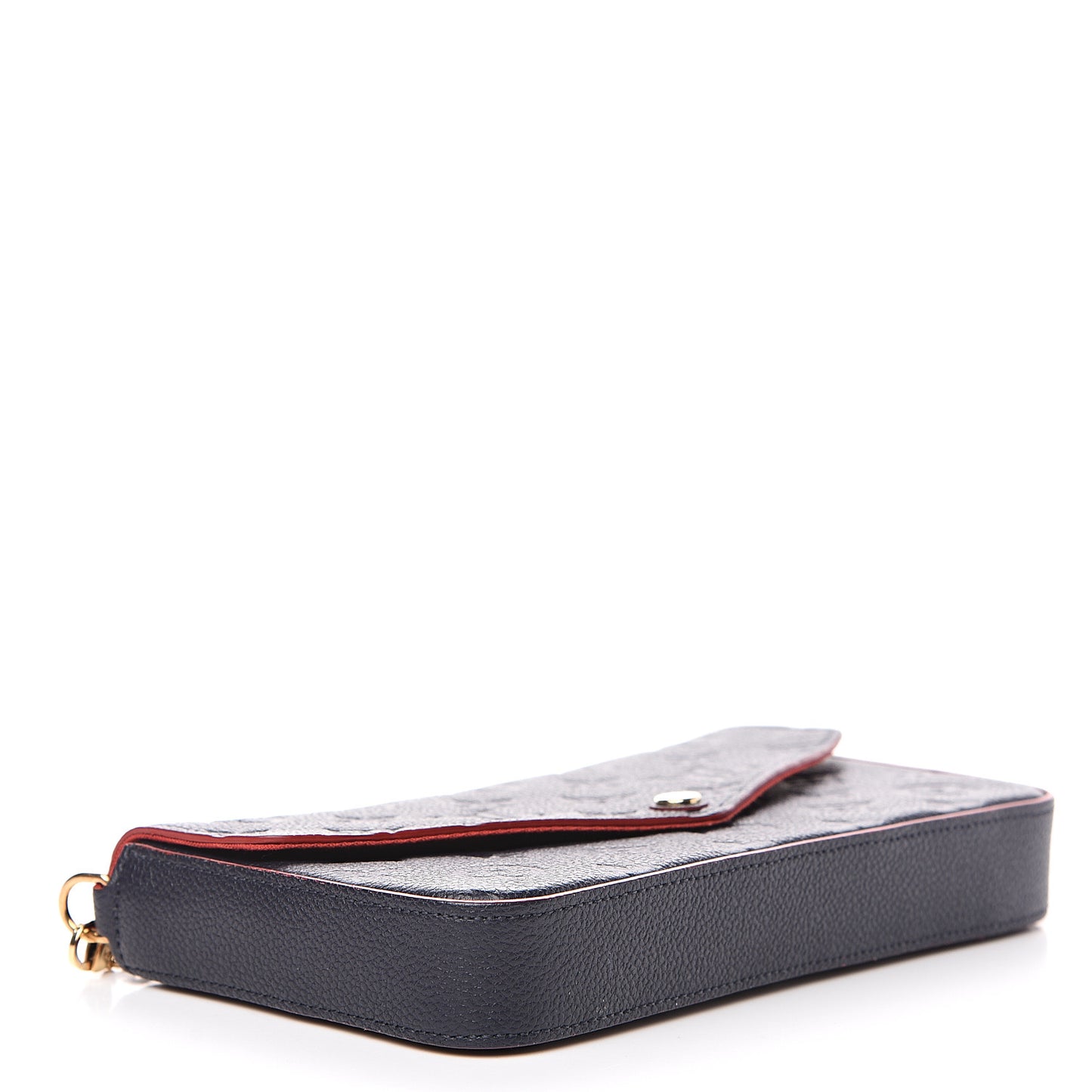 Empreinte Pochette Felicie Chain Wallet Marine Rouge