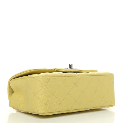 Chanel Caviar Quilted Mini Rectangular Flap Light Yellow 3 of 4