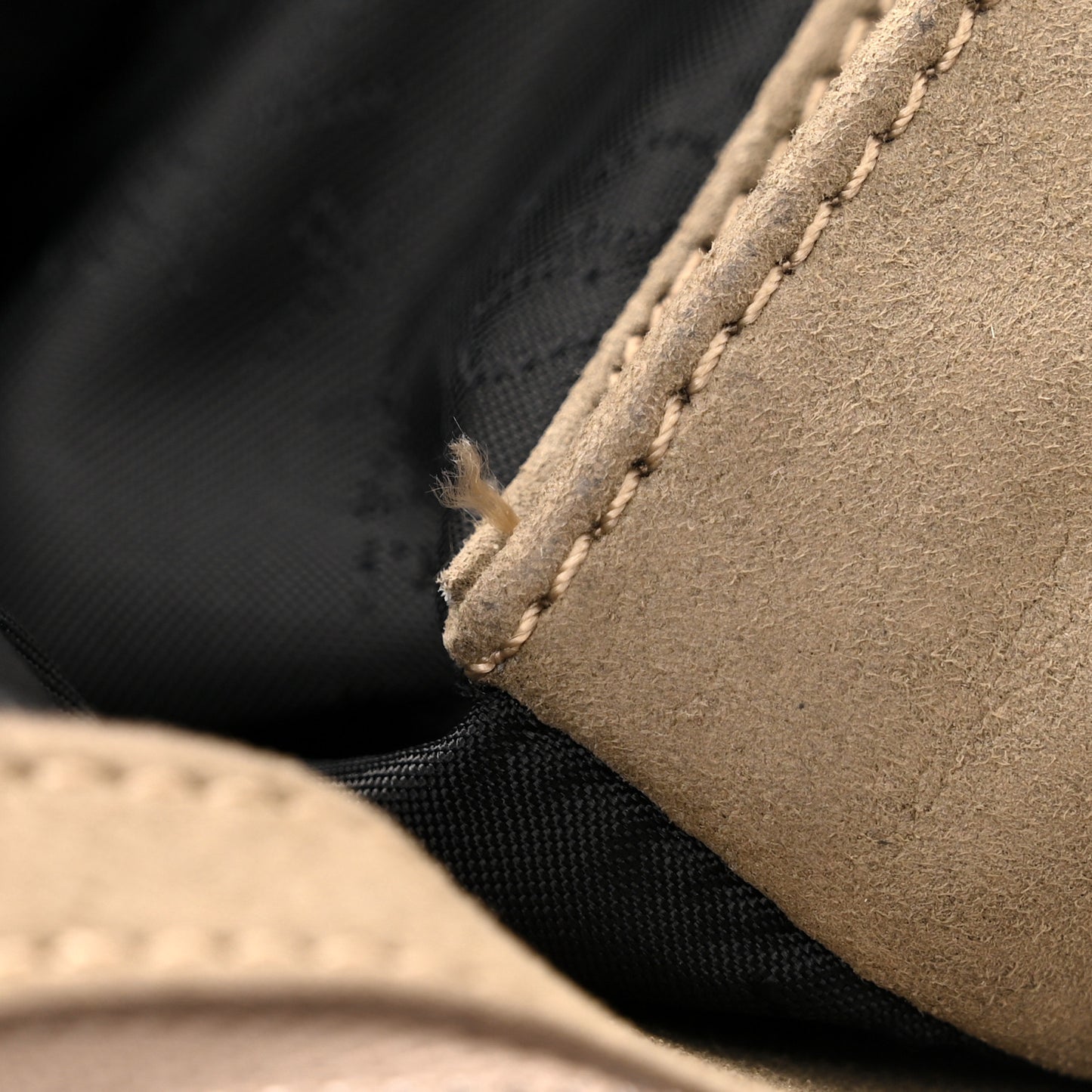 Eco Suede Fringe Big Falabella Tote Taupe