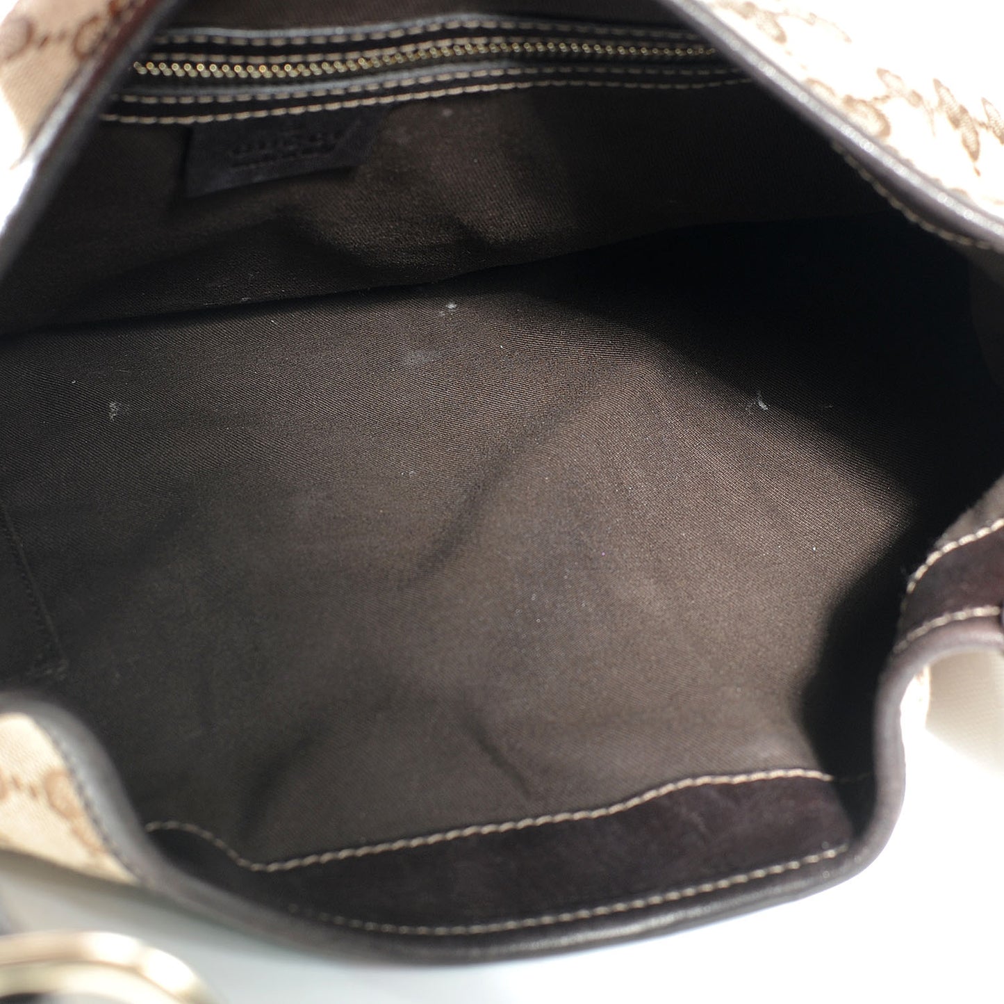 Monogram Web Jackie O Bouvier Hobo Dark Brown