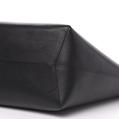 Mansur Gavriel Calfskin Large Shopping Tote Black Flamma 8 of 14