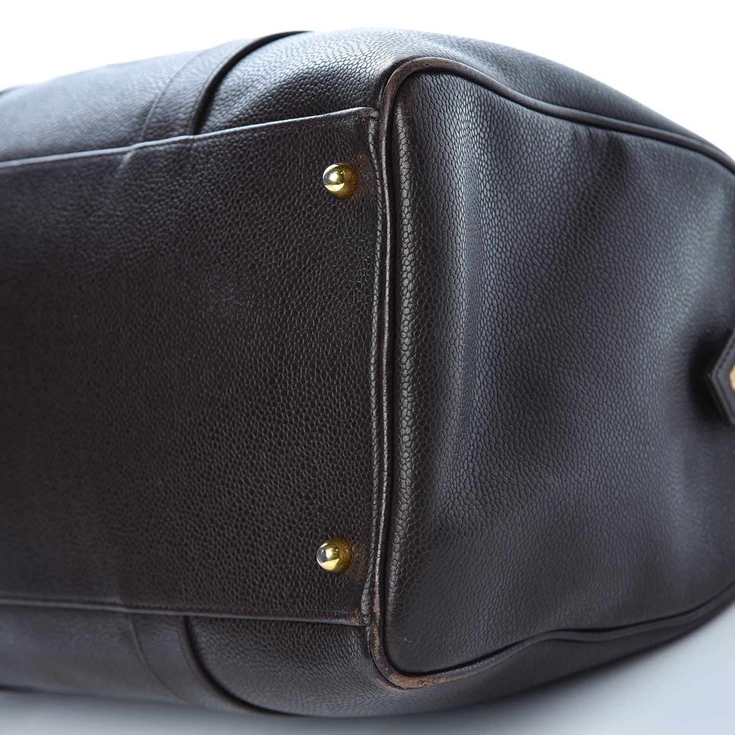 Caviar Timeless CC Duffel Bag Brown