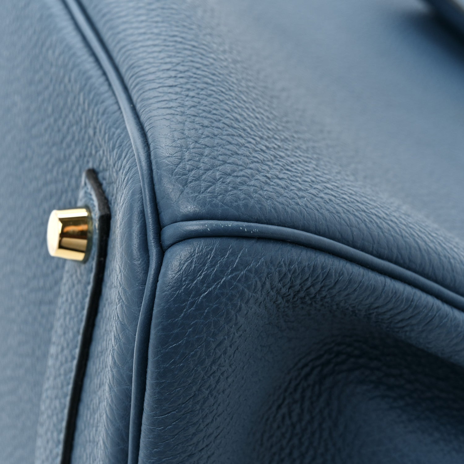 Hermes Togo Birkin 35 Bleu de Galice 10 of 11