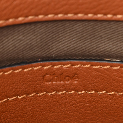 Chloe Grained Calfskin Small Marcie Saddle Bag Tan 6 of 12