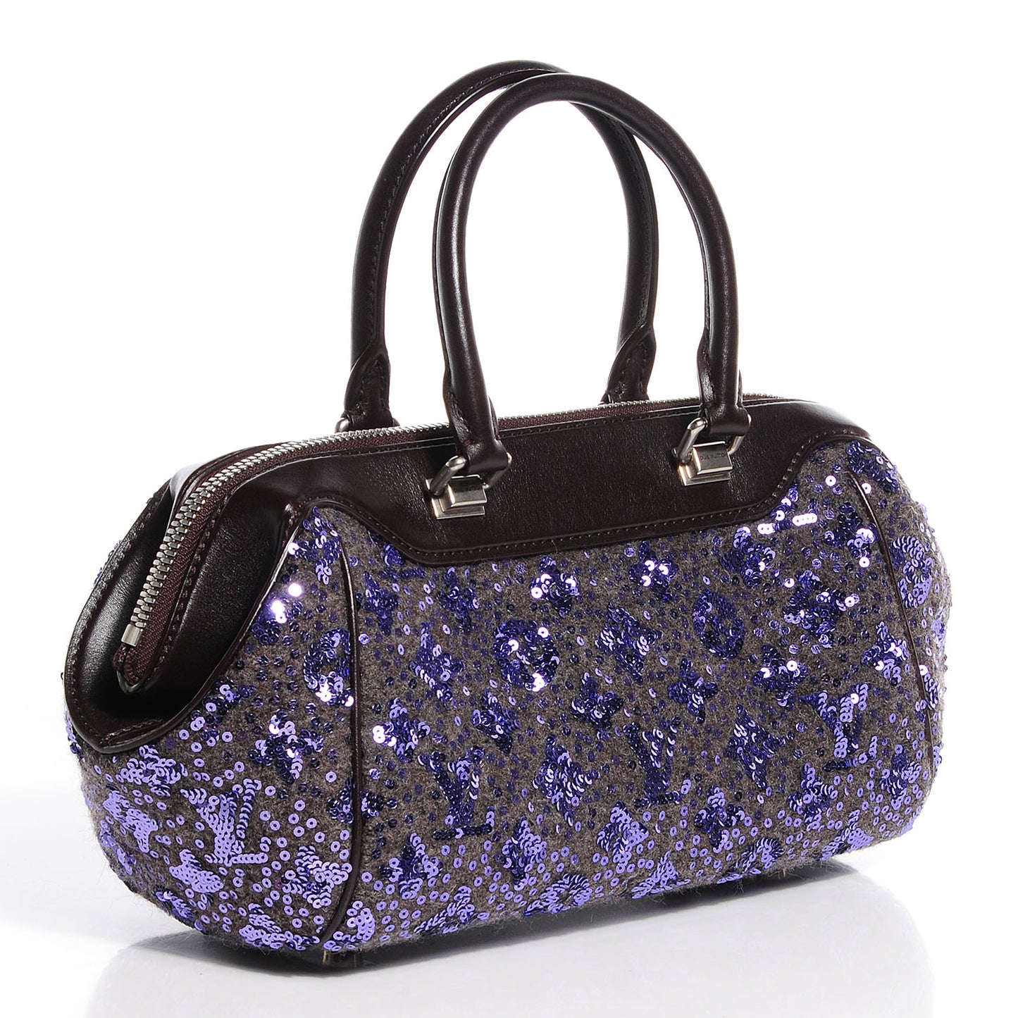 Sequin Monogram Sunshine Express Baby Purple