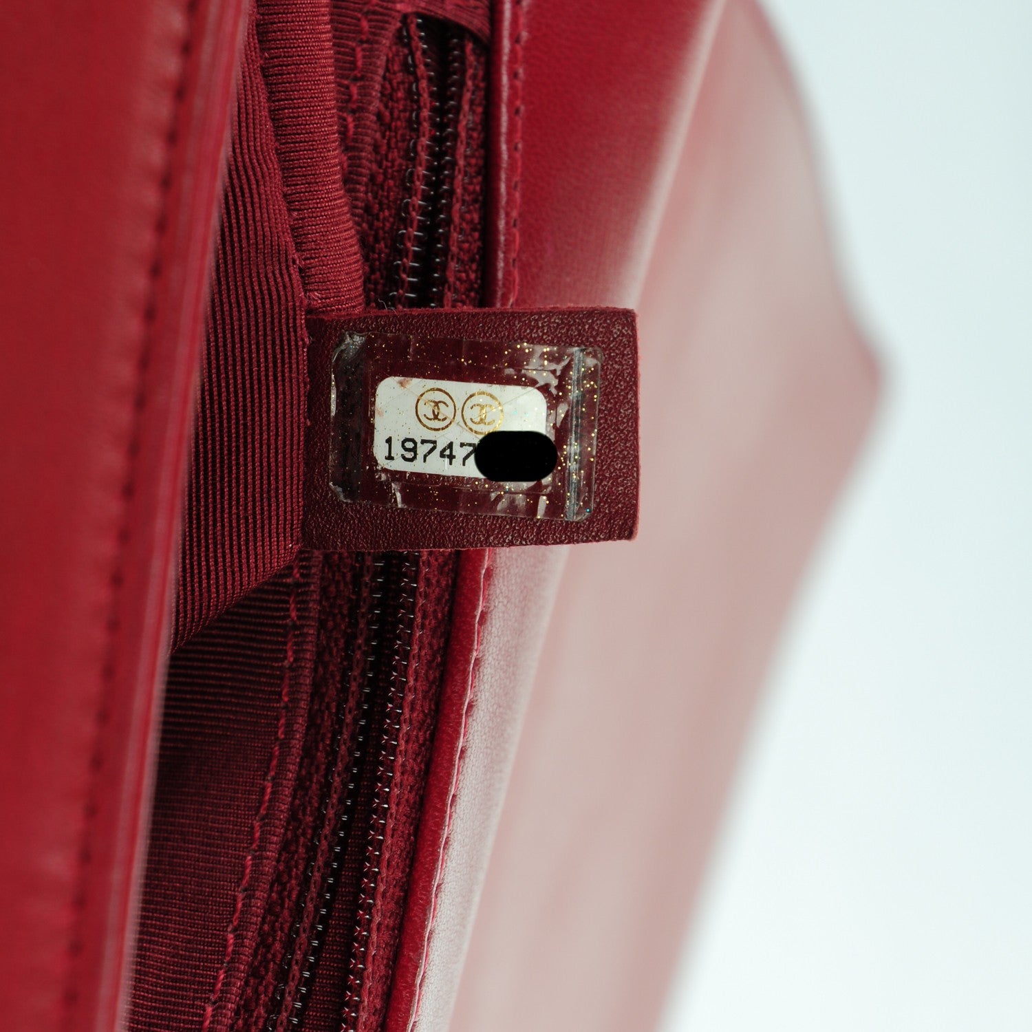 Chanel Lambskin Quilted New Medium Boy Flap Dark Red 8 of 13