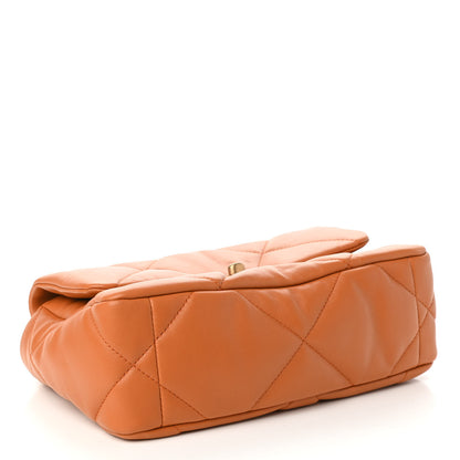 Chanel Lambskin Quilted Medium Chanel 19 Flap Light Brown 4 of 11