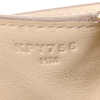 Hermes Taurillon Clemence Mini Lindy 20 Craie 6 of 11
