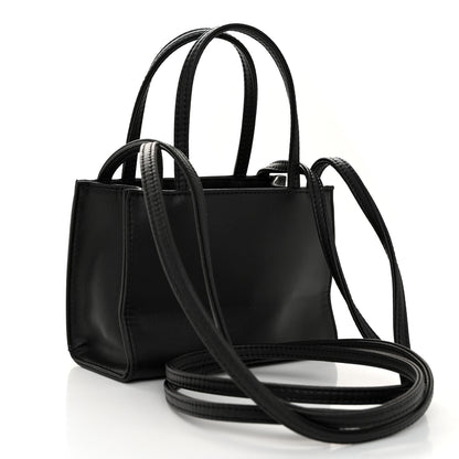 Telfar Vegan Leather Small Shopping Bag Black 3 of 9