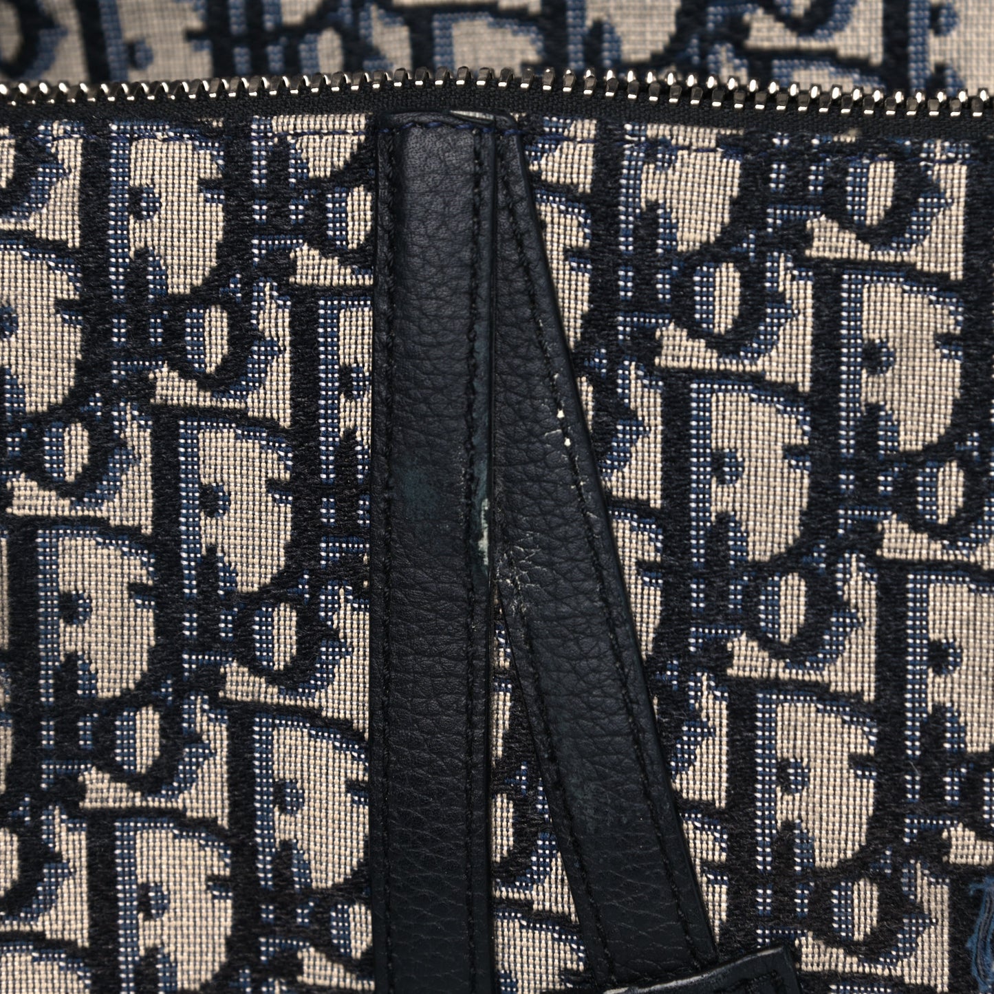 Oblique Mens Saddle Bag Blue