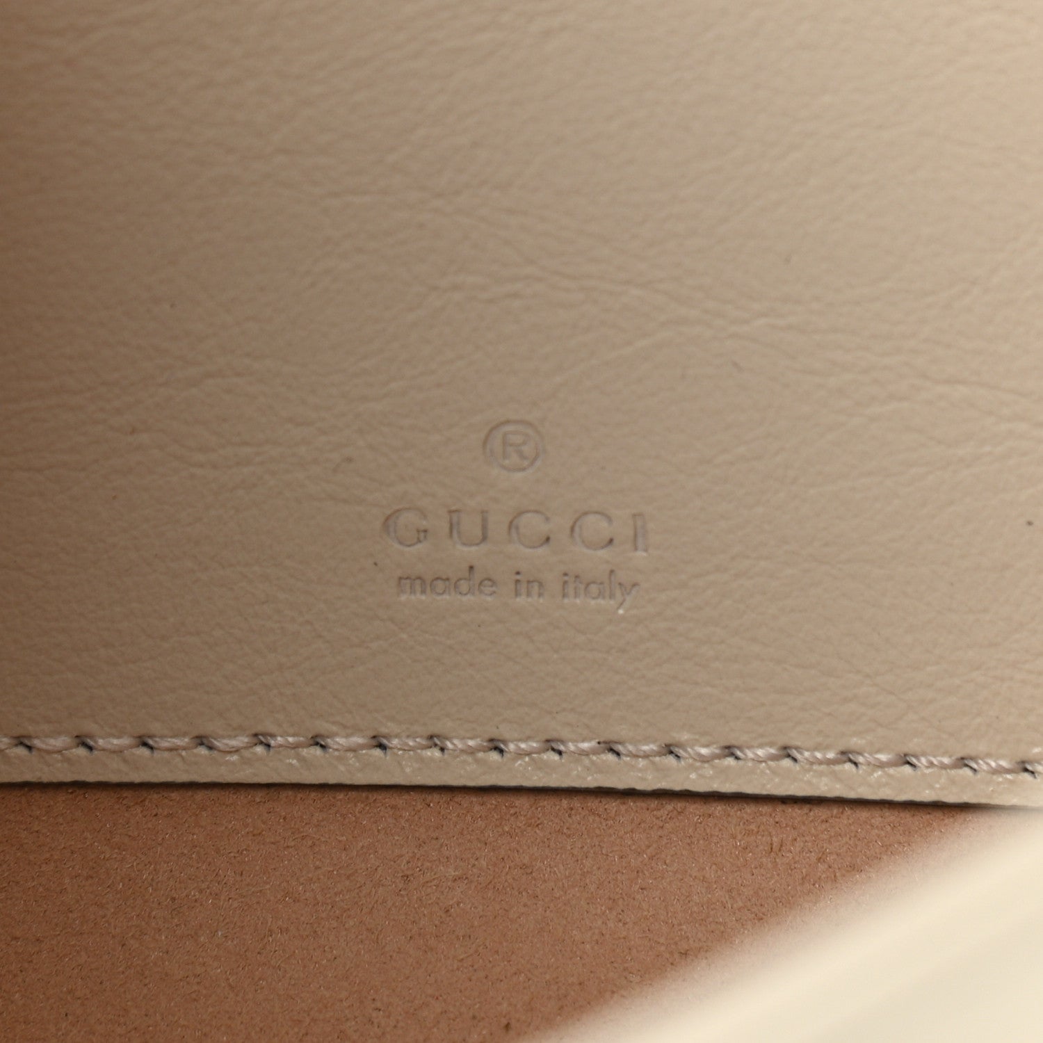 Gucci Textured Calfskin Web Mini Rajah Slim Flap Shoulder Bag Mystic White 6 of 11